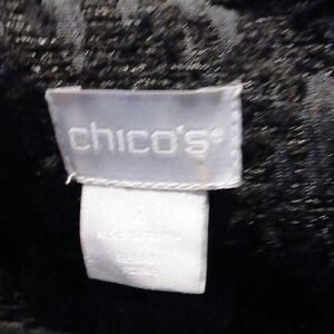 FINAL PRICE Chico's Black Textured Jacket
